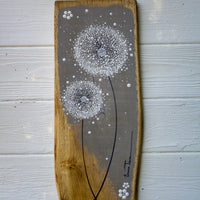 Medium Dandelion Medium Taupe Reclaimed Oak