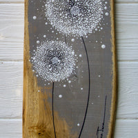 Medium Dandelion Medium Taupe Reclaimed Oak