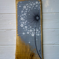 Medium Wild Flower Soft Grey Reclaimed Oak