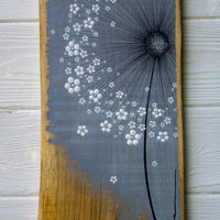 Medium Wild Flower Soft Grey Reclaimed Oak