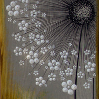 Small Wild Flower Soft Taupe Reclaimed Wood