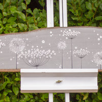 XXL Cow Parsley, Dandelion Mix Soft Grey Reclaimed Wood