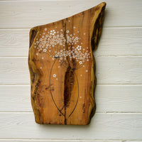 Large Cow Parsley Natural Live Edge Yew
