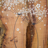 Large Cow Parsley Natural Live Edge Yew
