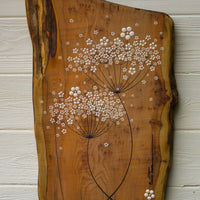 Large Cow Parsley Natural Live Edge Yew