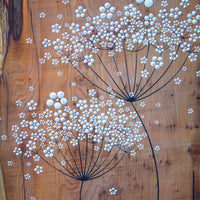 Large Cow Parsley Natural Live Edge Yew