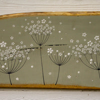 X.L Cow Parsley Sage Green Reclaimed Wood