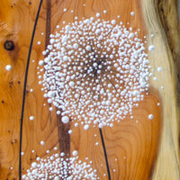 Large Dandelion Natural Reclaimed Yew