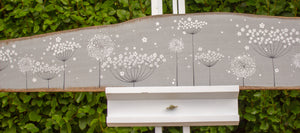 XXL Cow Parsley, Dandelion Mix Soft Grey Reclaimed Wood