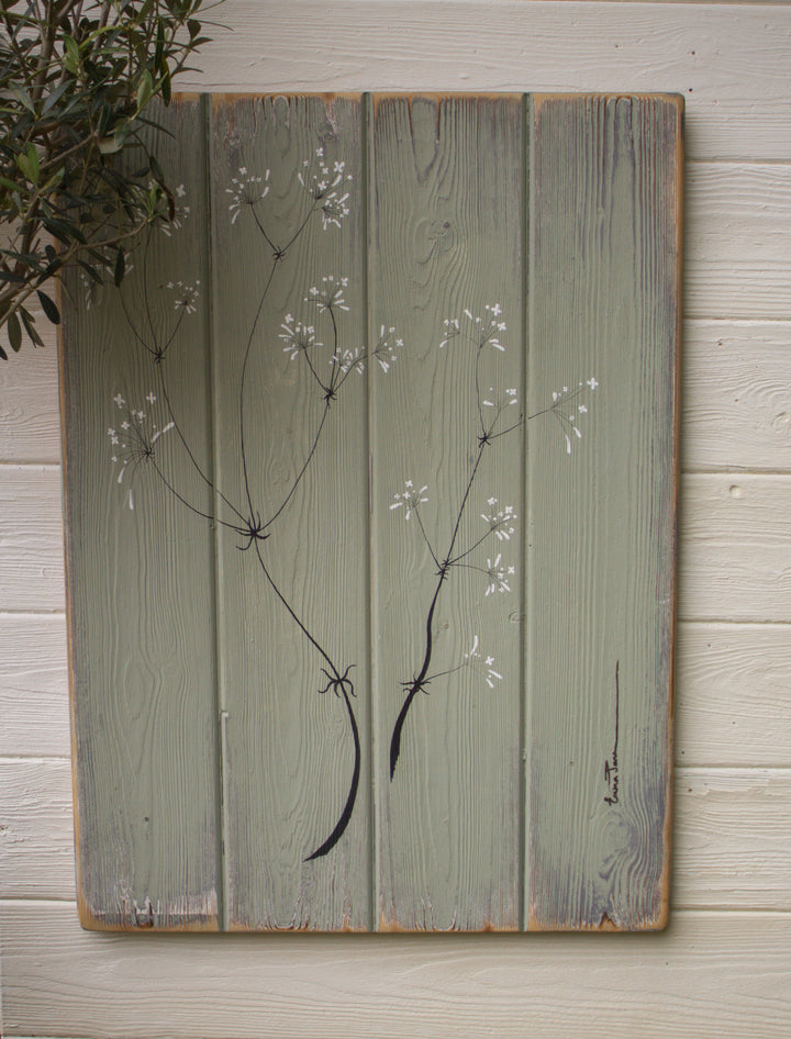 X.L Wild Flower Soft Sage Green Reclaimed Boards