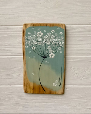 Small Cow Parsley Two Tone Live Edge Wood